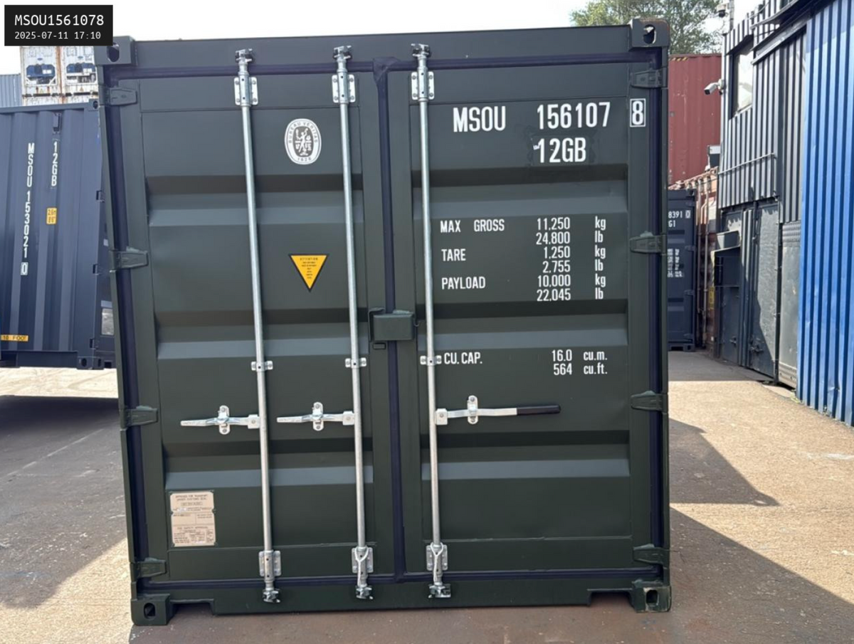 10ft Shipping Container - New Storage container Unit (RAL 6007)