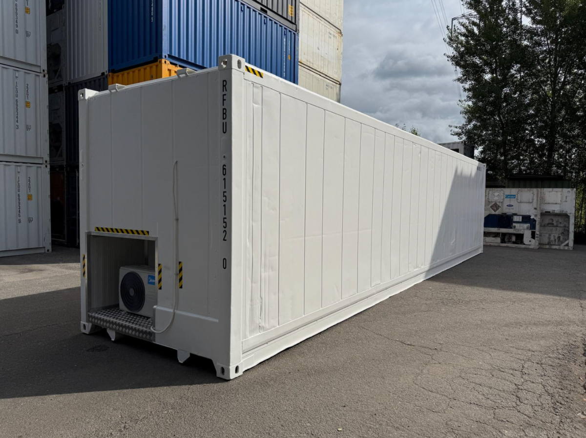 12m (40ft) High Cube Shipping Container - Climate-Controlled Insulated Unit with 3.5kW AC | SA Depot