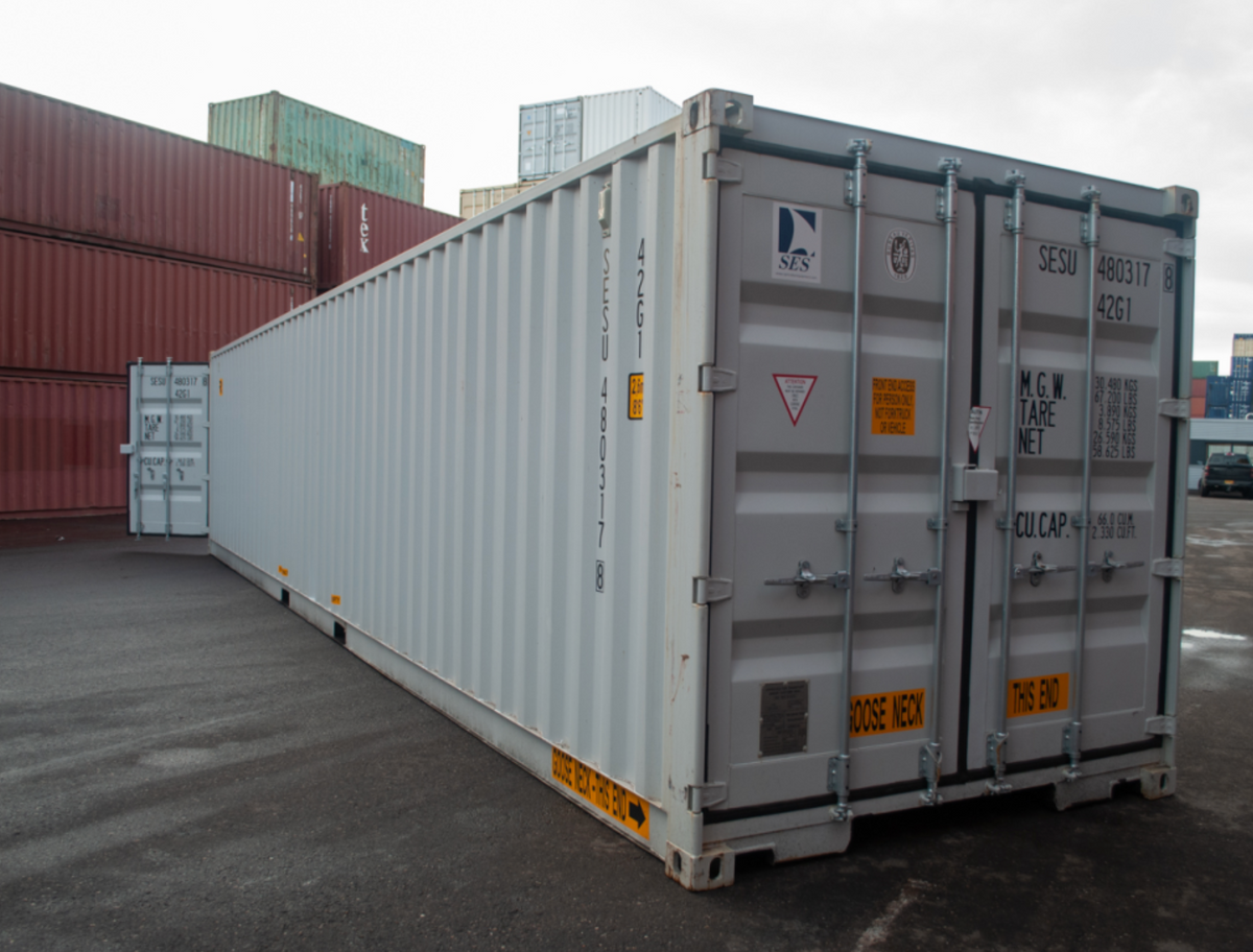12m (40ft) Shipping Container – Used Double Door Dual-Access Storage Unit for sale near me
