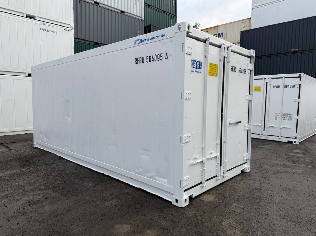 6m (20ft) Shipping Container - Insulated Thermal Storage Unit with Easy-Open Door (RAL 9003) 4