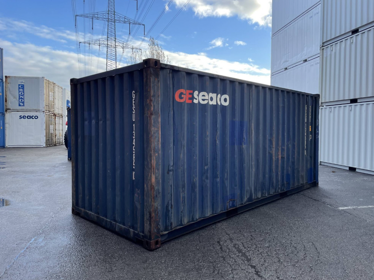 6m (20ft) Shipping Container - New One-Trip Storage Unit with Ventilation Grille | SA 01