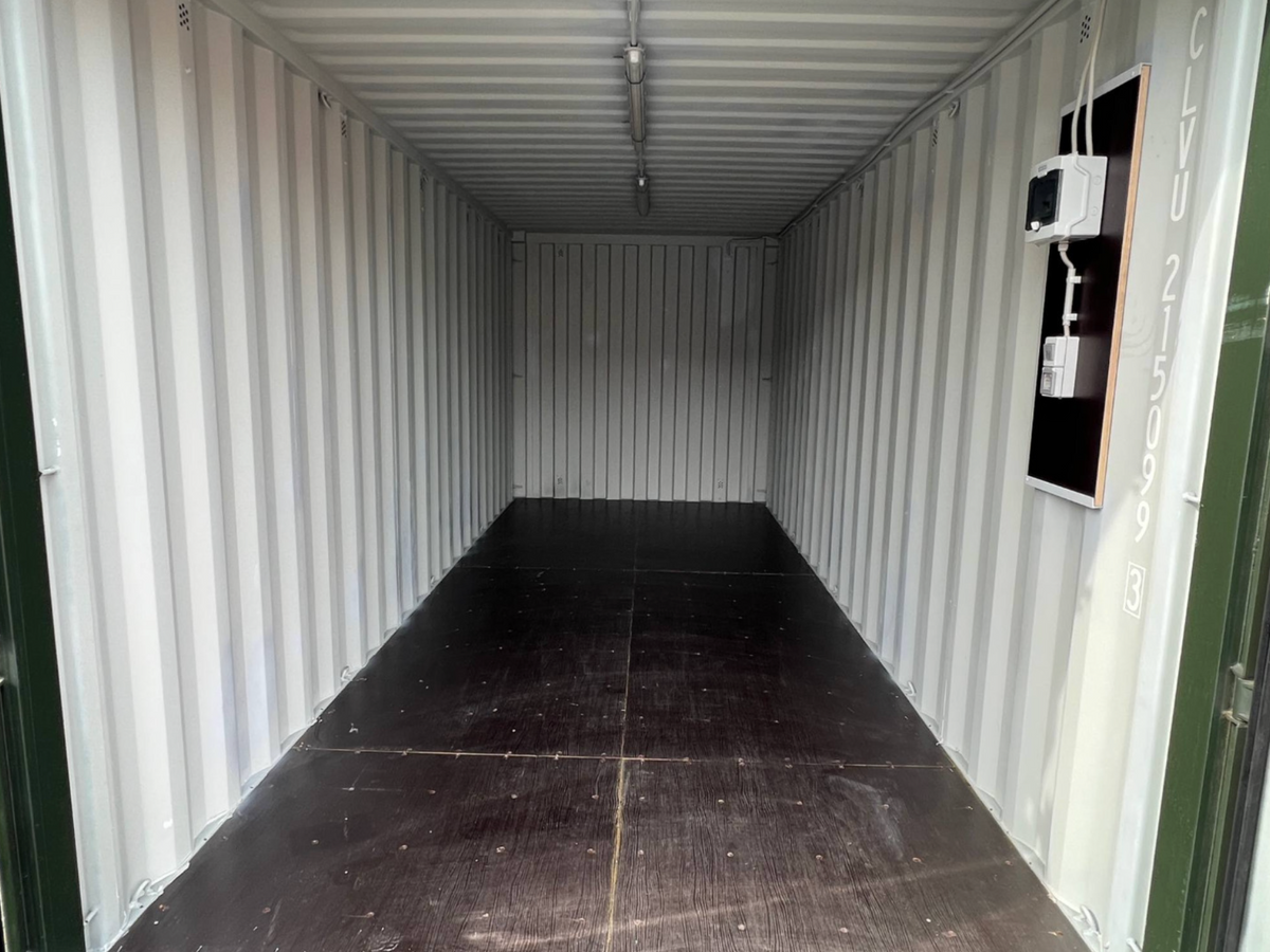 20ft Standard Storage Container with Pre-Installed Interior Lighting (One-Trip)