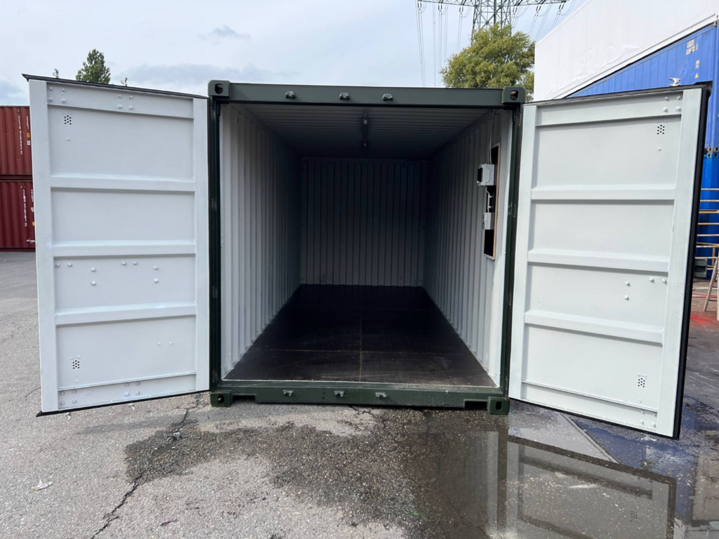 20ft Standard Storage Container with Pre-Installed Interior Lighting (One-Trip)